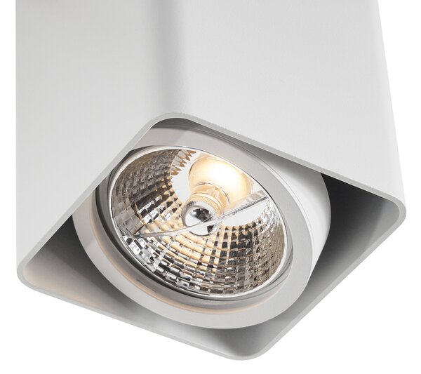 Faretto da superficie di design bianco GU10 70mm orientabile e inclinabile - Vox