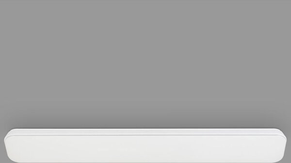 TELEFUNKEN KISTA Plafoniera LED, dimmerabile a passi, funzione memoria, luce bianca neutra, bianco, 115,5 x 18,5 x 5,5 cm