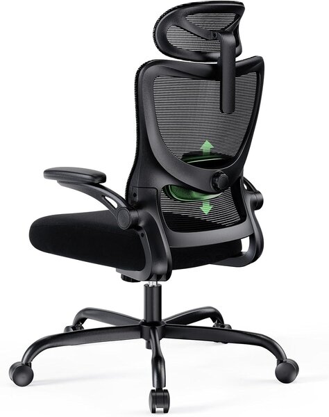Sedia ergonomica da ufficio - Sedia da ufficio con supporto lombare - Sedia da gaming - Sedia da lavoro - Sedia per computer
