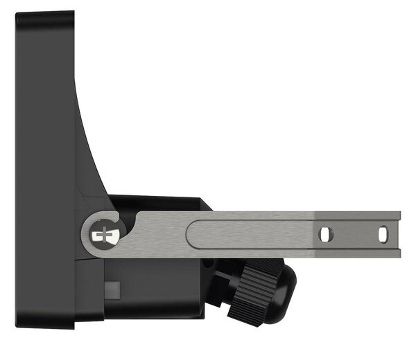 Theben Faretto da esterno a LED theLeda B20 dual, nero, IP65, Nero, Alluminio, Lampada LED da esterni