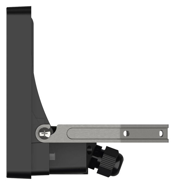 Theben Faretto LED da esterno theLeda B30 dual, nero, IP65, Nero, Alluminio, Lampada LED da esterni