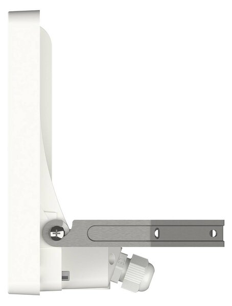 Theben Faretto da esterno a LED theLeda B100 dual, bianco, IP65, Bianco / Opale, Alluminio, Lampada LED da esterni