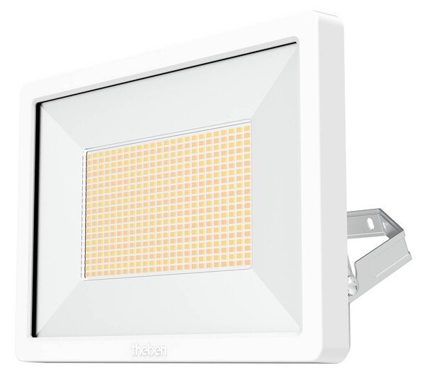 Theben Faretto da esterno a LED theLeda B100 dual, bianco, IP65, Bianco / Opale, Alluminio, Lampada LED da esterni