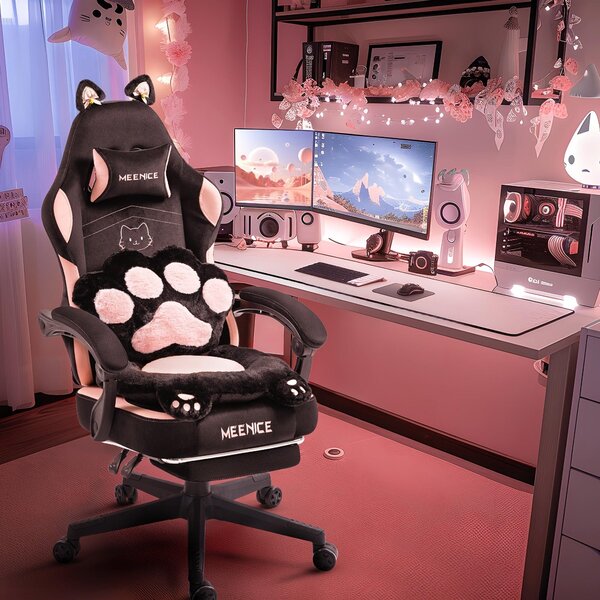 Sedia da gaming - Sedia da ufficio - Sedia per videogiochi - Sedia da ufficio - Sedia per computer - Design ergonomico