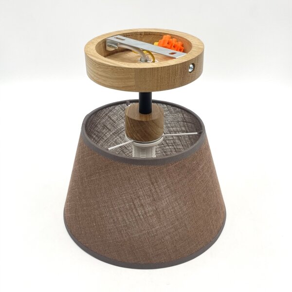Brilagi - LED Lampadario a plafone ANTHONY 1xE14/60W/230V quercia/marrone