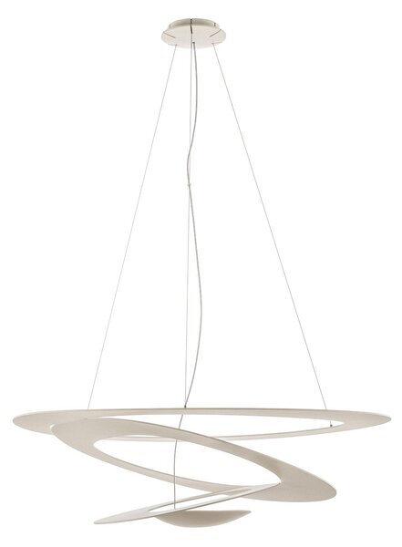 Lampada a sospensione Artemide, Pirce, dimmerabile, Bianco, Soggiorno, Metallo, Design