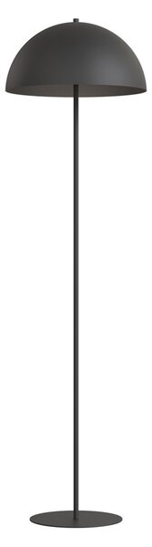 Piantana Moderno Demetra Acciaio Nero 1 Luce E27 Ip20