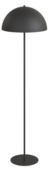 Piantana Moderno Demetra Acciaio Nero 1 Luce E27 Ip20