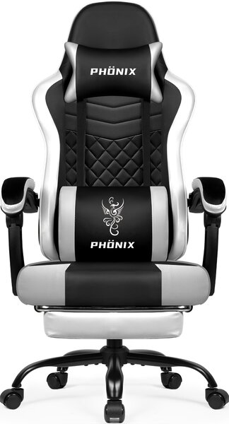 Sedia ergonomica da gaming - Sedia da ufficio - Sedia per scrivania - Sedia per computer - Seduta ergonomica - Schienale regolabile