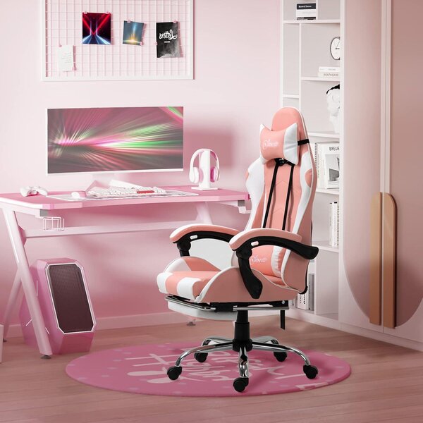 Sedia ergonomica da gaming - Sedia da ufficio - Poltrona per area giochi - Sedia per PC - Poltrona sacco - Supporto lombare massaggiante