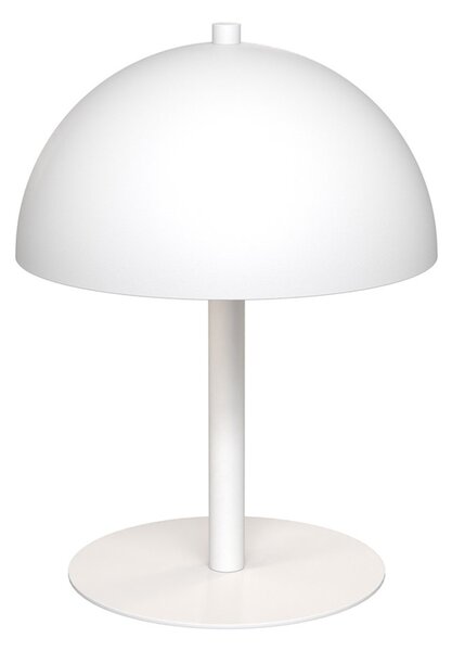 Lampada Da Tavolo Moderna Demetra Acciaio Bianco 2 Luci G9 Ip20