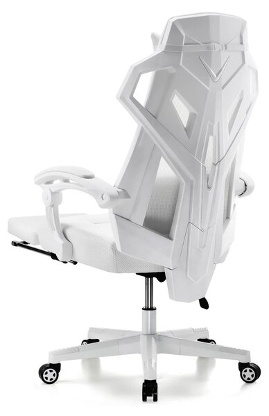 Sedia da gaming - Sedia ergonomica da ufficio - Sedia confortevole - Schienale in mesh - Altezza regolabile