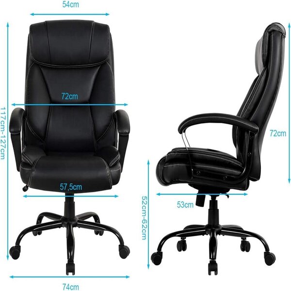 Sedia da ufficio - Sedia ergonomica - Sedia da gaming - Bicicletta da scrivania - Altezza seduta regolabile