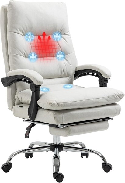 Sedia da ufficio - Sedia per ufficio - Sedia per computer - Sedia da gaming - Sedia girevole - Ergonomica con funzione massaggio