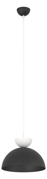 Lampadario Minimal Efesto Acciaio Nero Bianco 1 Luce Gx53 Ip20