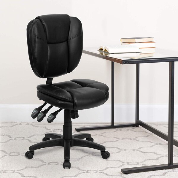Sedia da ufficio - Sedia da scrivania - Sedia da lavoro - Sedia per ufficio - Sedia con schienale di dimensioni medie - Design ergonomico
