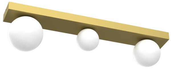 Plafoniera MILAGRO BIBIONE GOLD 3xG9 oro bianco