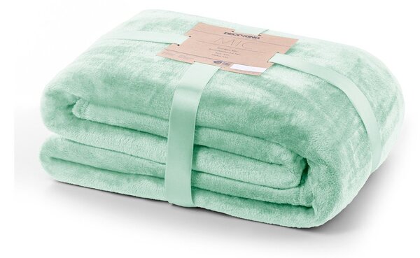 Plaid verde chiaro , 150 x 200 cm Mic - DecoKing