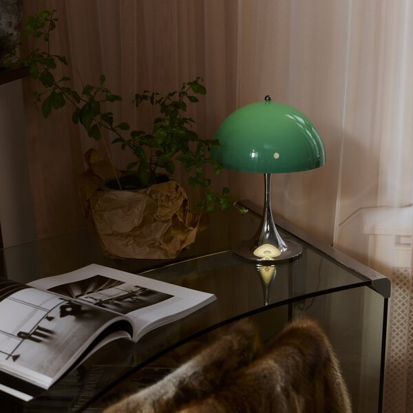 Lampade da esterno Louis Poulsen, Panthella 250, dimmerabile, Verde, Terrazza, Plastica, Design