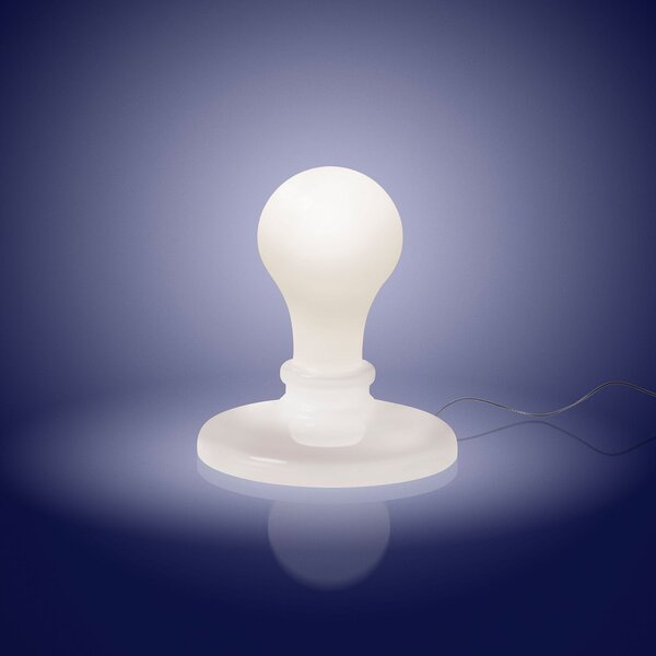 Lampade da tavolo Foscarini, White Light, dimmerabile, Bianco, Soggiorno, Vetro, Design