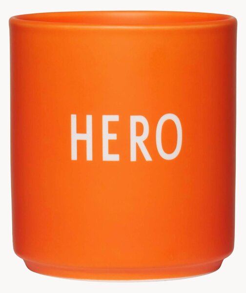 Tazza con scritta Favourite HERO