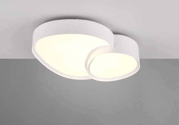 Plafoniera a LED bianca 36x43,5 cm Rise - Trio