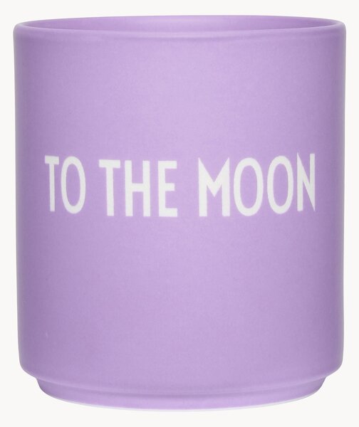 Tazza con scritta Favourite TO THE MOON