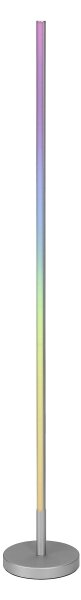 Osram - Lampada da terra LED RGBW dimmerabile SMART+ MAGIC LED/11,5W/230V argento Wi-Fi+telecomando