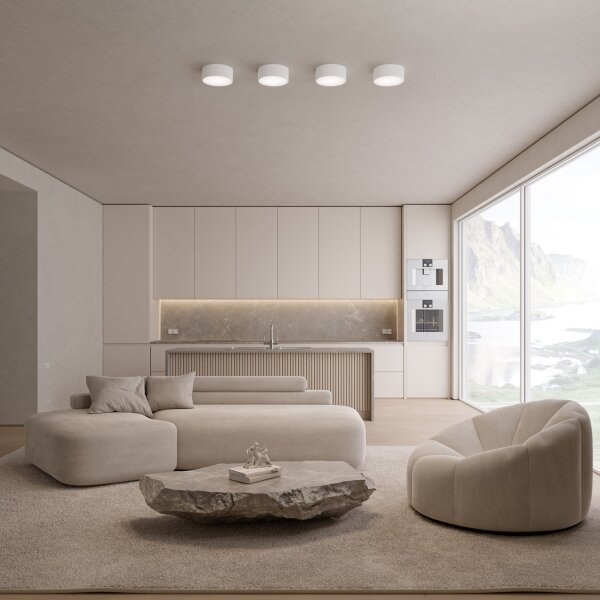 Brilagi - Lampada da soffitto per bagno LED RGBW dimmerabile CLARE 1xE27/9W/230V IP54 Wi-Fi bianca