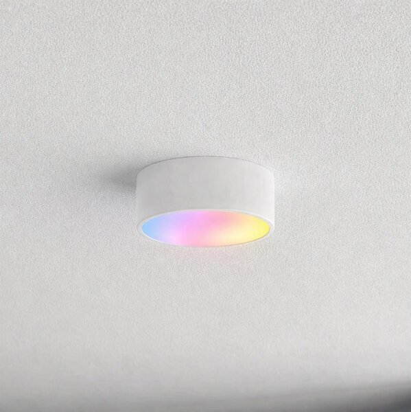 Brilagi - Lampada da soffitto per bagno LED RGBW dimmerabile CLARE 1xE27/9W/230V IP54 Wi-Fi bianca