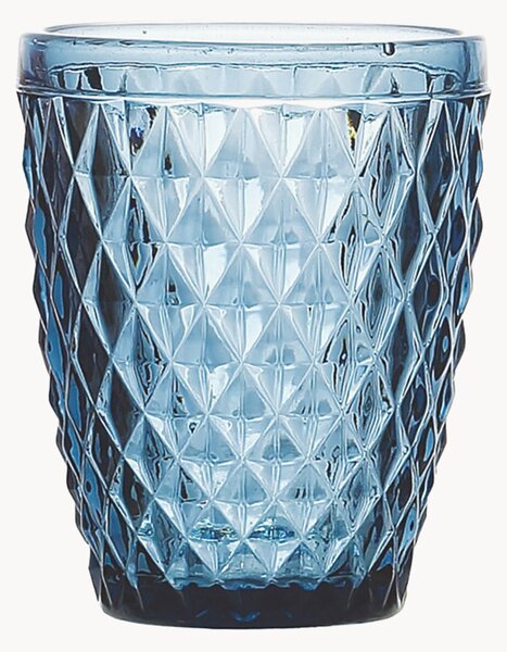 Set di 3 bicchieri in vetro Diamond