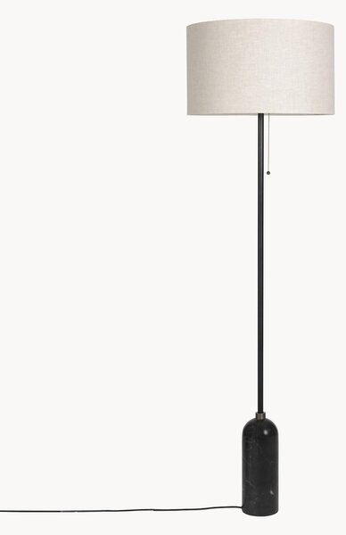 Lampada da terra con luce regolabile e base in marmo Gravity