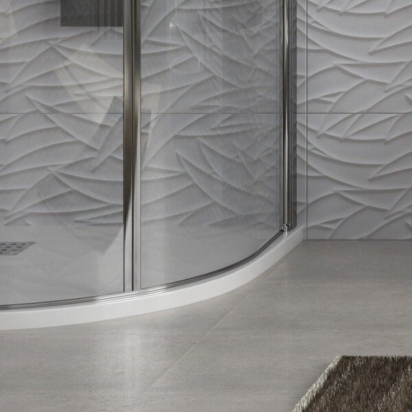 Kamalu box doccia semicircolare 90x90 battenti con apertura totale | ks800k