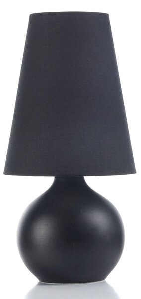 Lampada da tavolo Sfera, alta 44 cm, nero