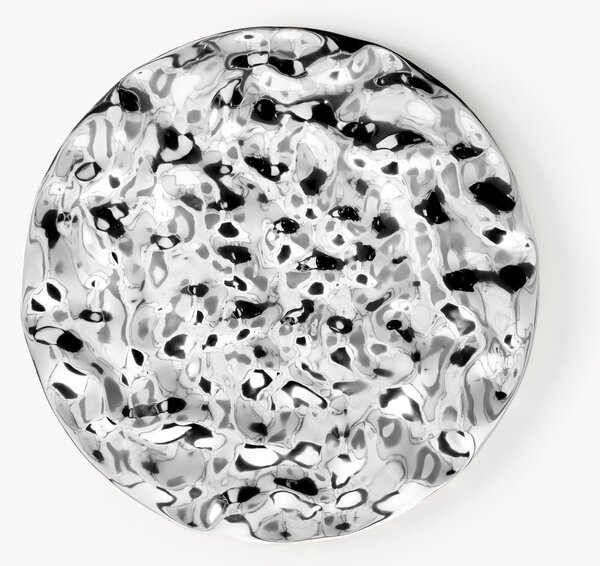Decorazione da parete con superficie martellata Splash, Ø 100 cm