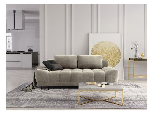 Divano letto beige a tre posti Cumulus - Windsor & Co Sofas