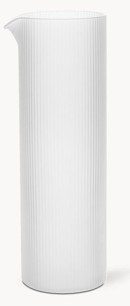 Caraffa in vetro soffiato millerighe Ripple, 1.1 L