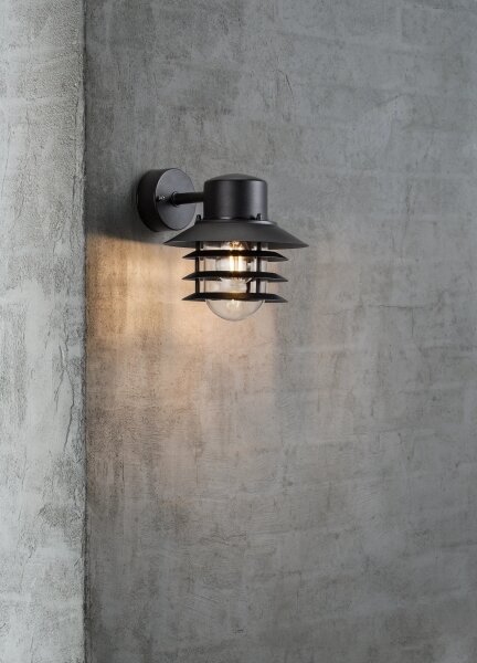 Nordlux - Applique da parete per esterni VEJERS 1xE27/60W/230V IP54 nero