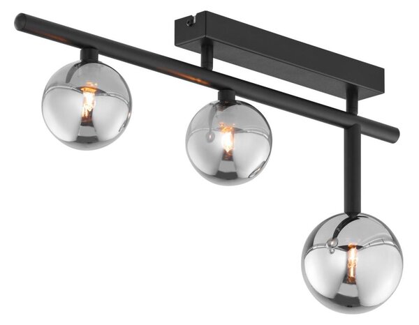 Jupiter 1907 - Lampadario a plafone NEPTUN 3xG9/14W/230V nero/grigio fumé