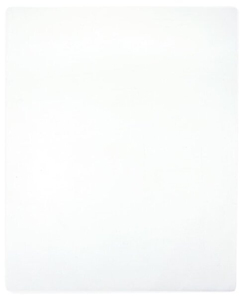 Lenzuola con Angoli Jersey 2pz Bianche 100x200 cm Cotone