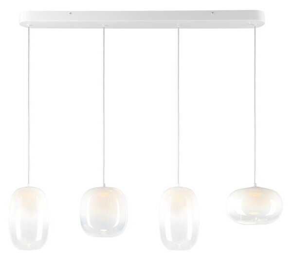 Lampadario LED a sospensione con filo VASO LED/15W/230V bianco