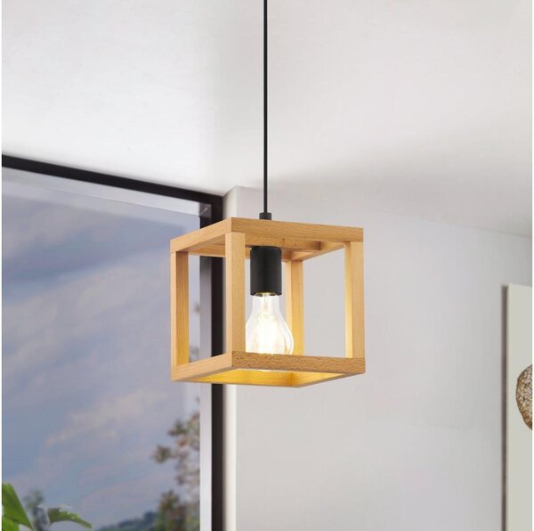 Eglo 32145 - Lampada a sospensione con cavo BLACKCROWN 1xE27/40W/230V