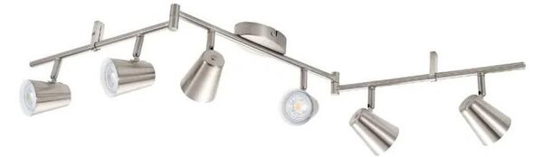 Eglo 75218 - Faretto LED TRAVALE 6xGU10/3W/230V cromo lucido