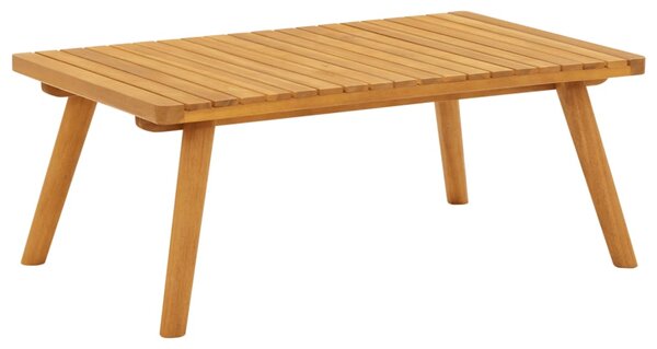 Tavolino da Caffè per Giardino 90x55x35 cm Massello di Acacia