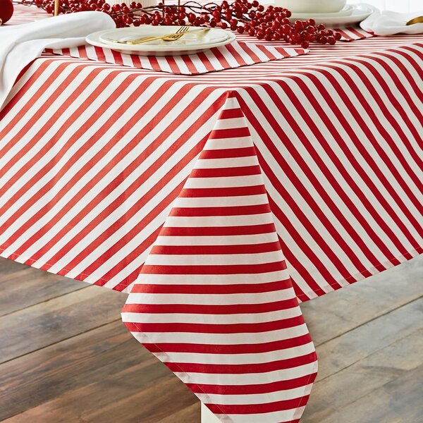 Tovaglia in cotone 137x178 cm Candy Cane - Catherine Lansfield