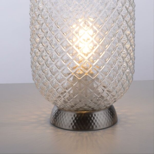 JUST LIGHT. 14906-55 - Lampada da tavolo REISHI 1xE27/40W/230V cromo