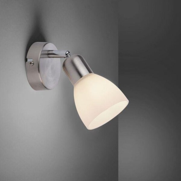 JUST LIGHT. 11951-55 - Faretto da parete KARO 1xE14/40W/230V cromo