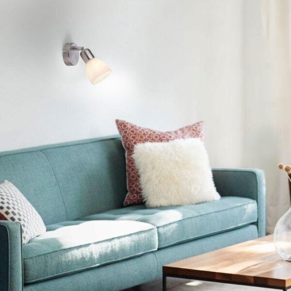 JUST LIGHT. 11951-55 - Faretto da parete KARO 1xE14/40W/230V cromo