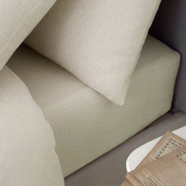 Lenzuolo in cotone beige 90x190 cm - Catherine Lansfield
