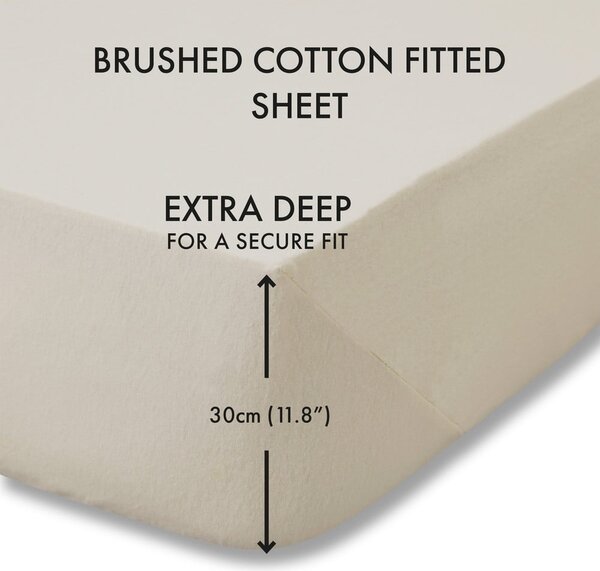 Lenzuolo in cotone beige 90x190 cm - Catherine Lansfield